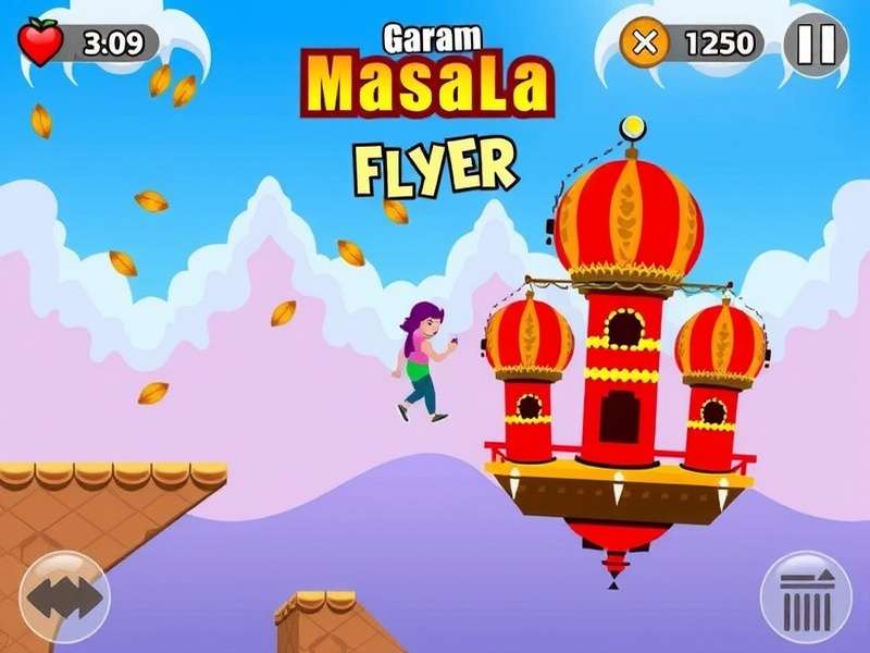 Garam Masala Flyer Gameplay Screenshot